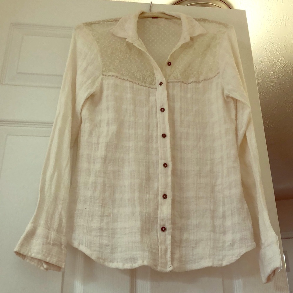 Free People Button Down